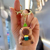 Cute Capybara Keychain Charm – Soft PVC Pendant for Bags, Phones & Keys