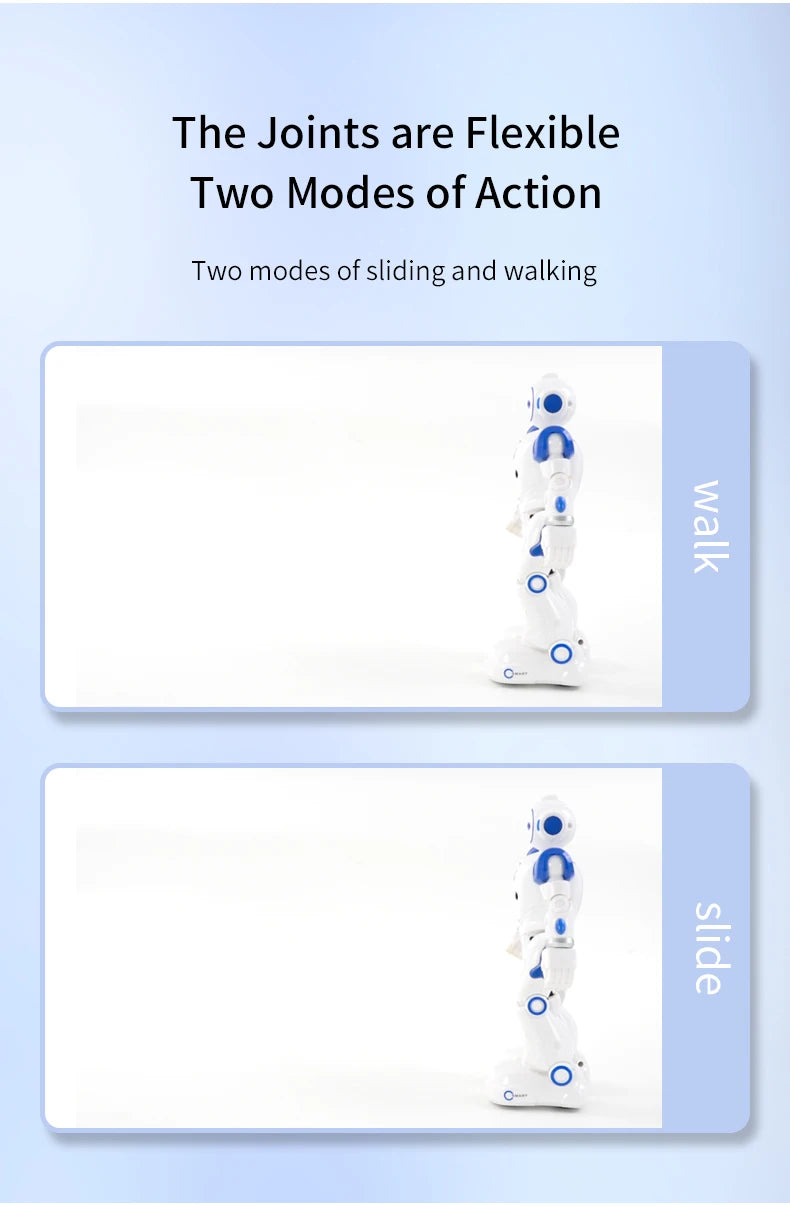 Interactive Dancing Robot with Remote Control and Gesture Sensing