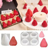 3D Strawberry Silicone Mold for Candle, Soap & Resin Crafts