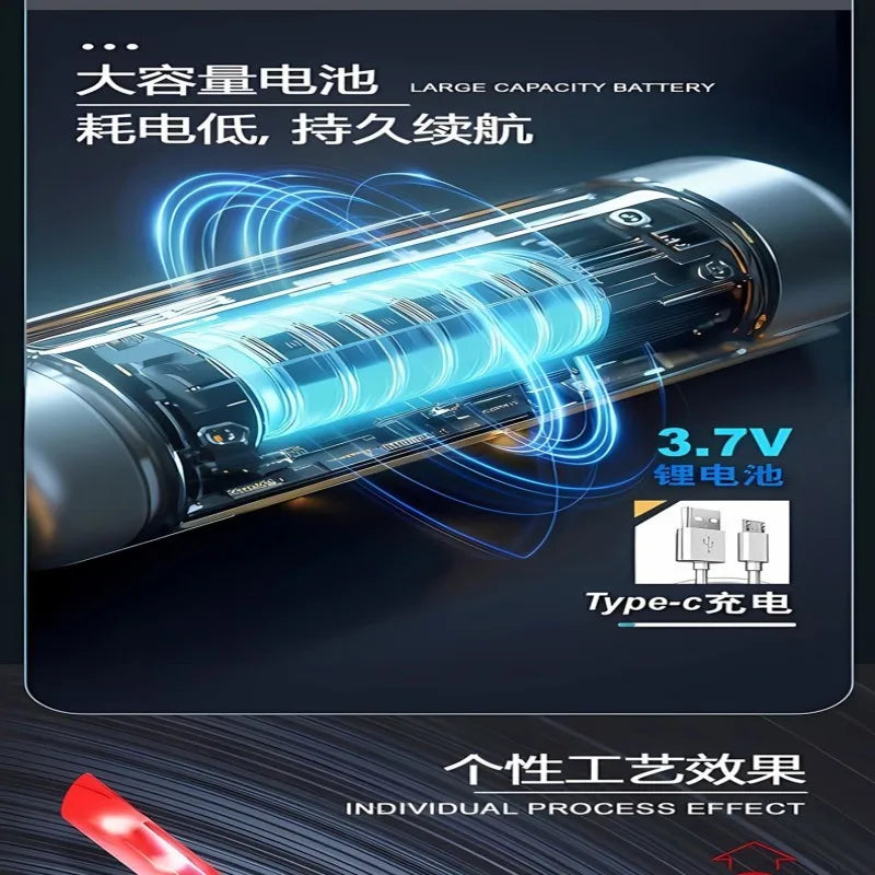 Double-Edged Telescopic Lightsaber with Glowing Effects