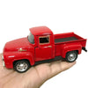 Vintage Red Die-Cast Metal Truck – Pull-Back Miniature Collectible