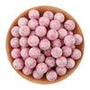 Pink Silicone Round Beads for DIY Jewelry Making