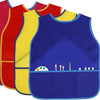 Waterproof Kids Art Smock with Pockets for Painting & Crafts
