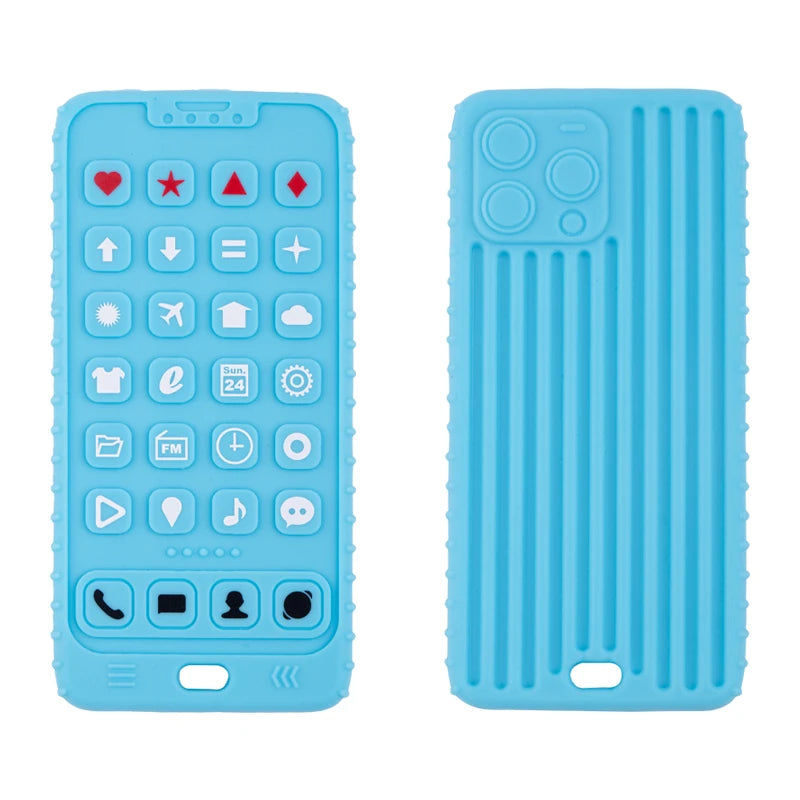Silicone Remote Control Teether for Baby Teething Relief