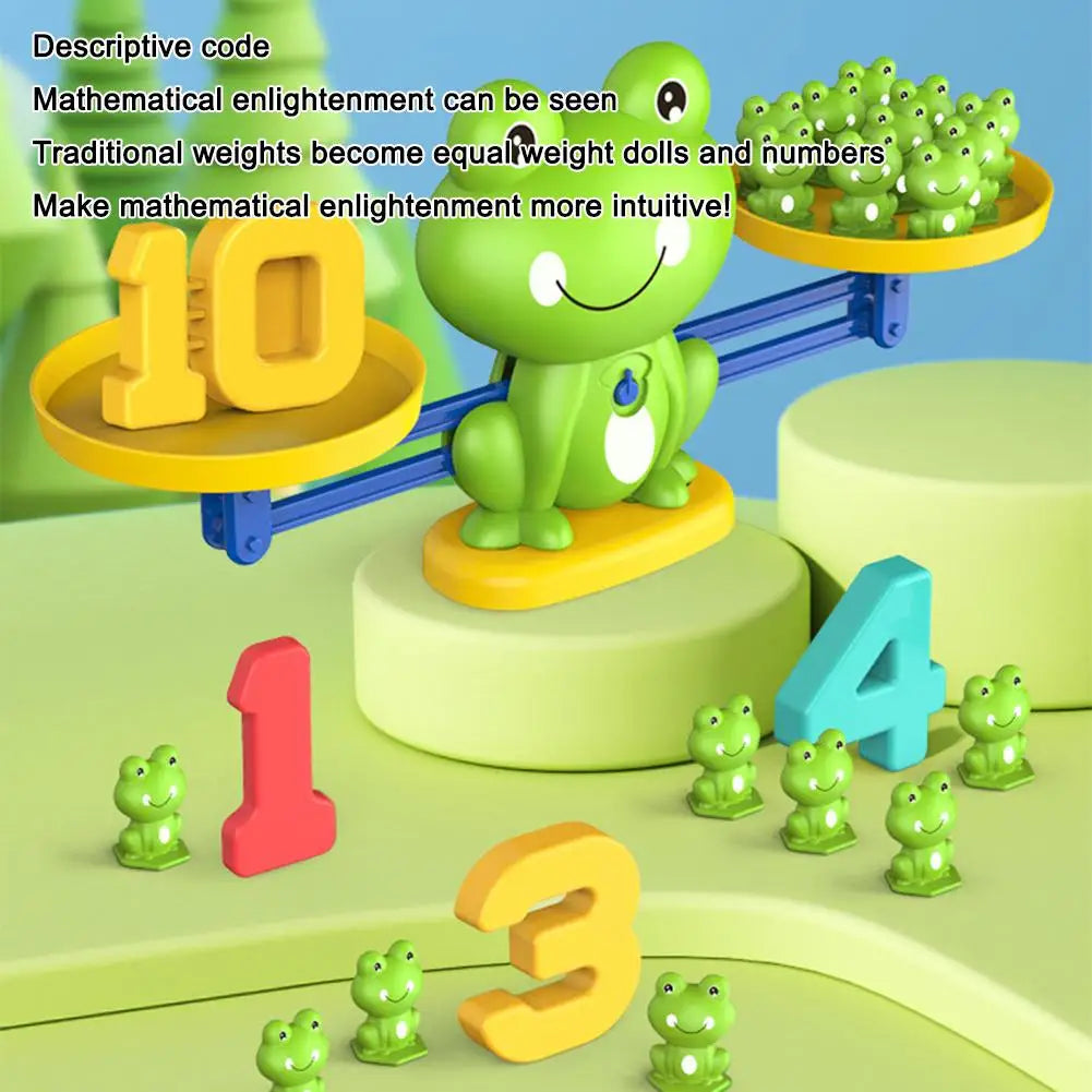 Frog Balance Math Learning Toy for Kids