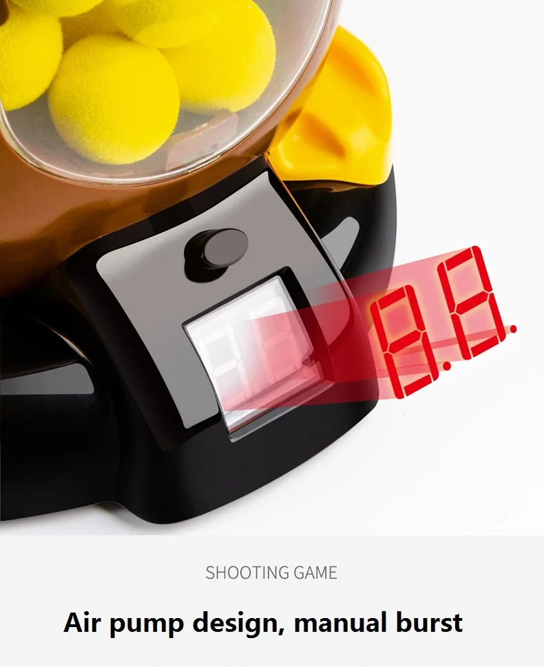Air-Powered Duck Shooting Game with Electronic Scoreboard