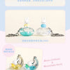 A set of Miffy Dream keychains featuring a rabbit charm in various colors including yellow and lake blue.