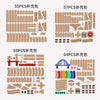 Wooden Train Track Expansion Set – Compatible with All Major Brands