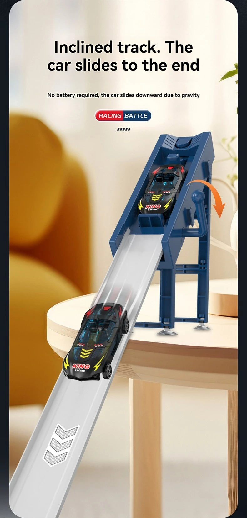 DIY Catapult Racing Car Track Set