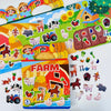 Reusable Sticker Book for Kids – Mess-Free Pretend Play & Learning Themes