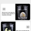 A demonstration of the incubation process showing an egg submerged in water.