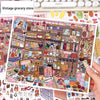 Extra-Large Vintage Grocery Store Decorative Sticker Set