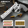 Mechanical Soft Bullet Revolver Toy Gun with Shell Ejection