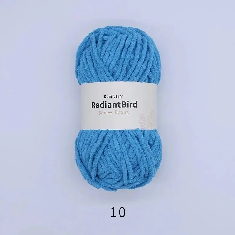 Soft Polyester Yarn for Knitting and Crochet