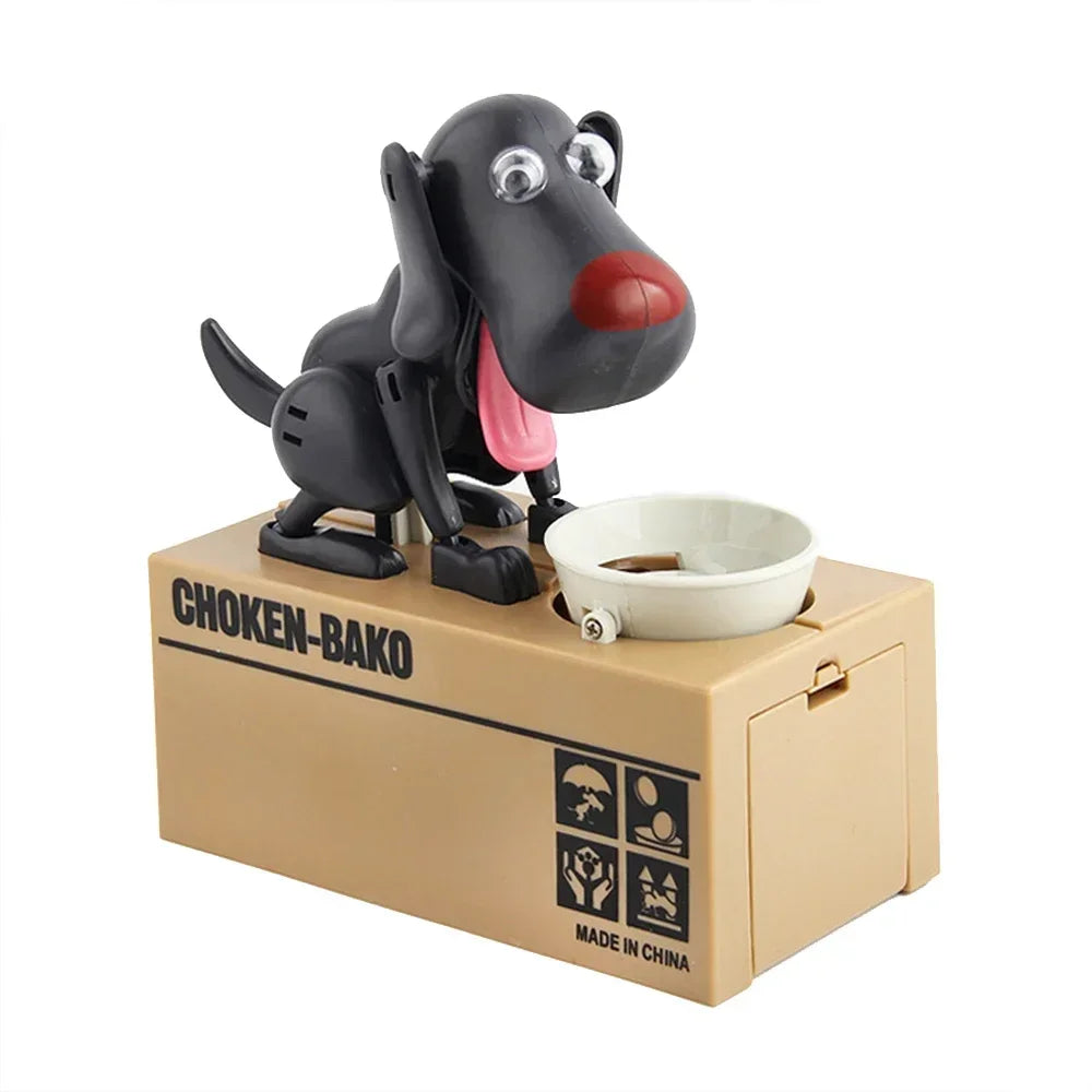 Interactive Robot Dog Piggy Bank for Kids