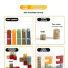 A set of magnetic building blocks used for creative learning and cognitive skill development.