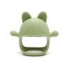 Baby Teething Mittens - Food-Grade Silicone Chew Glove with Cute Bunny Design