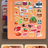 Reusable Sticker Book for Kids with Multi-Scene Bubble Jelly Stickers