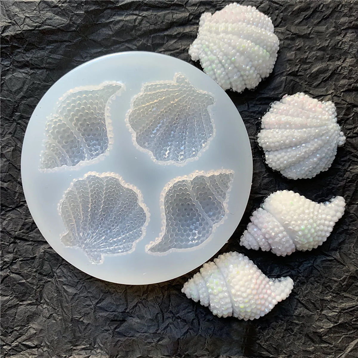 3D Shell & Starfish Fondant Mold Set