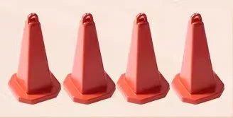 RC Car Scale Accessory Set – Surfboard, Kayak, and Roadblock Decorations