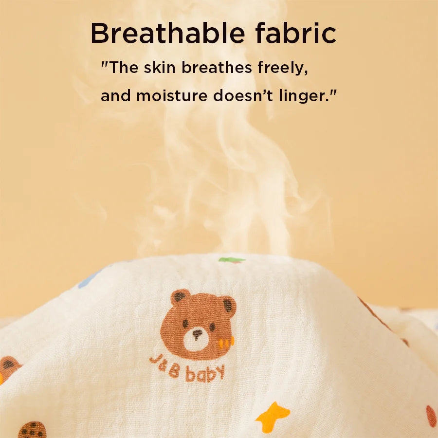 Gauze Baby Swaddle Blanket – Soft, Breathable, and Gentle on Newborn Skin