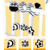 Black and White Animal Hanging Toys for Baby Car Seat and Stroller