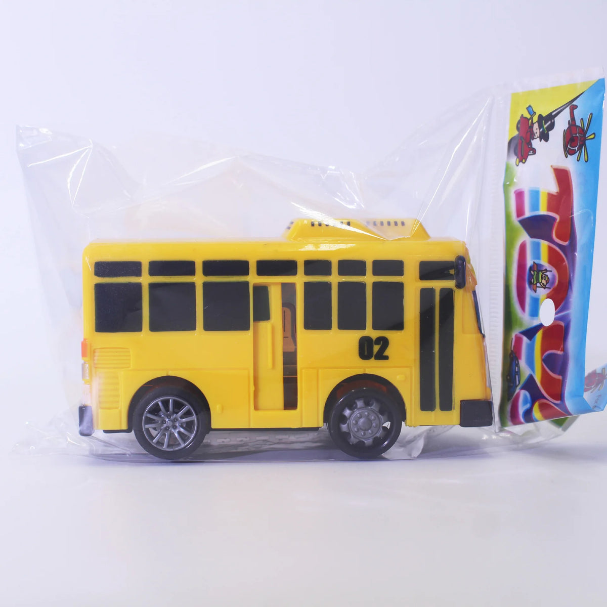 Pull-Back Mini Bus Toy with Openable Doors