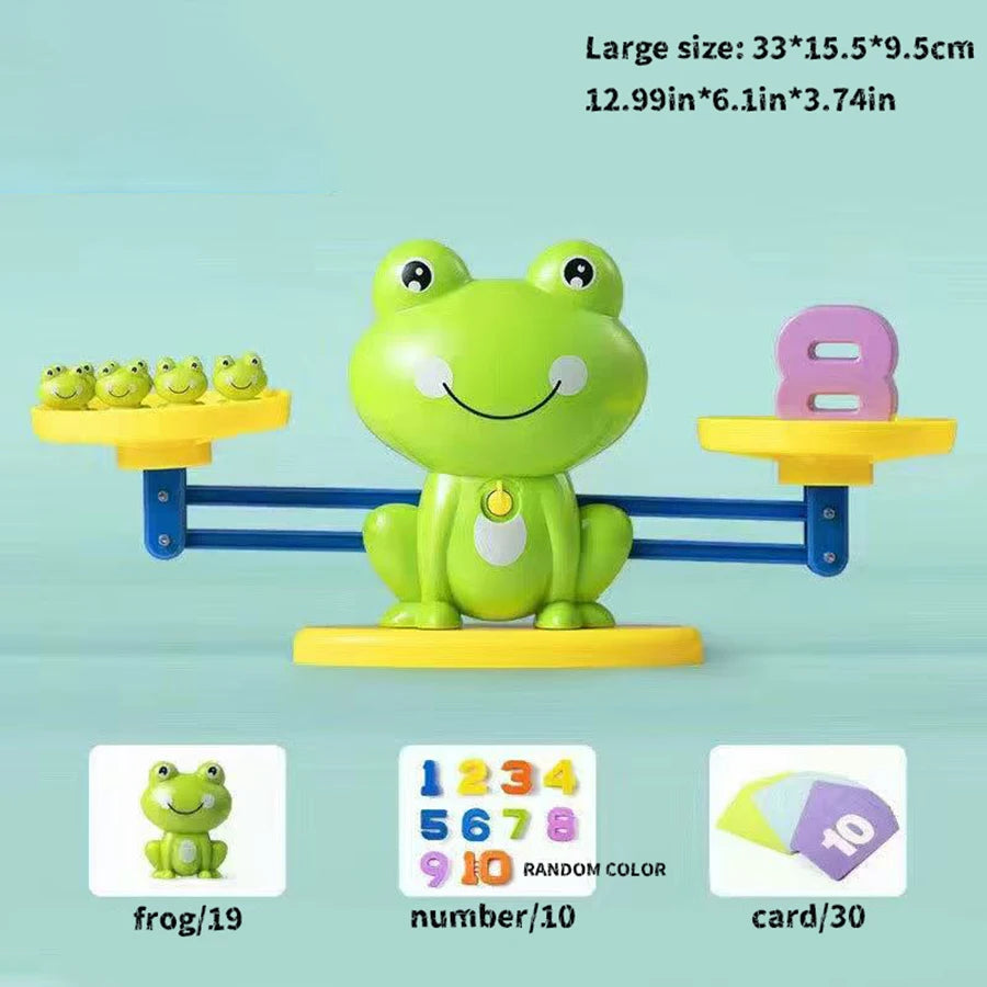 Frog Balance Math Game for Kids – Early Learning Addition & Subtraction Toy