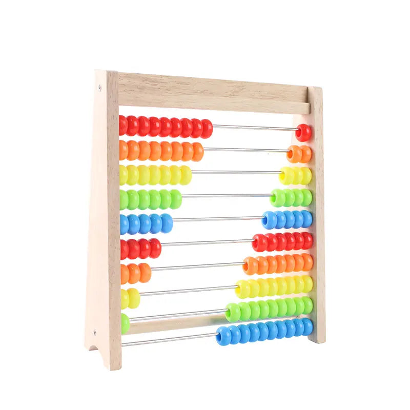 Wooden Rainbow Abacus for Early Math Learning