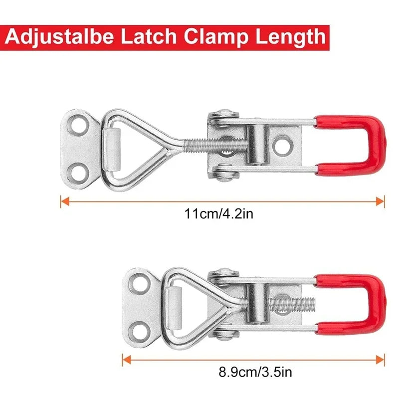 Heavy-Duty Adjustable Metal Toggle Latch Clamps