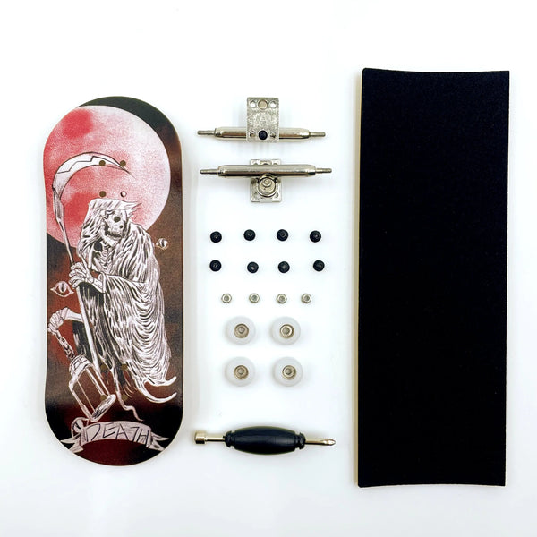 Komplett set med professionella 34 mm lönnskateboards med metallkomponenter