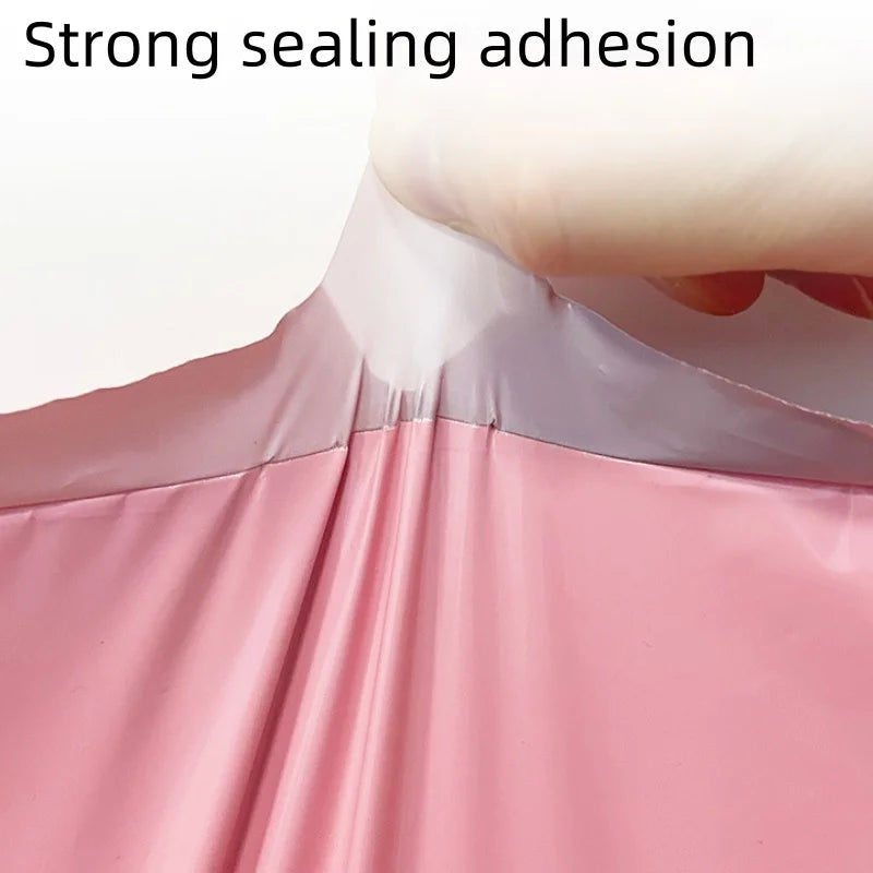 Waterproof Heart Pattern Mailing Bags with Self-Seal Strip (Pack of 100)