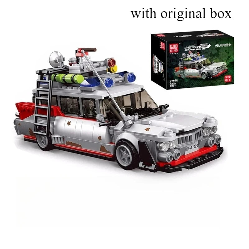 ECTO-1 Style Ghost Bus Building Block Kit – 636 Pieces