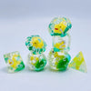 Acrylic Polyhedral Dice Set with Animal Duck Fillers