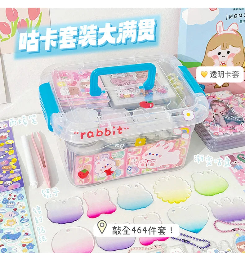 Cute DIY Goo Card Sticker Set for Kids