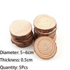 Natural Pine Wood Slices for DIY Crafts and Decor