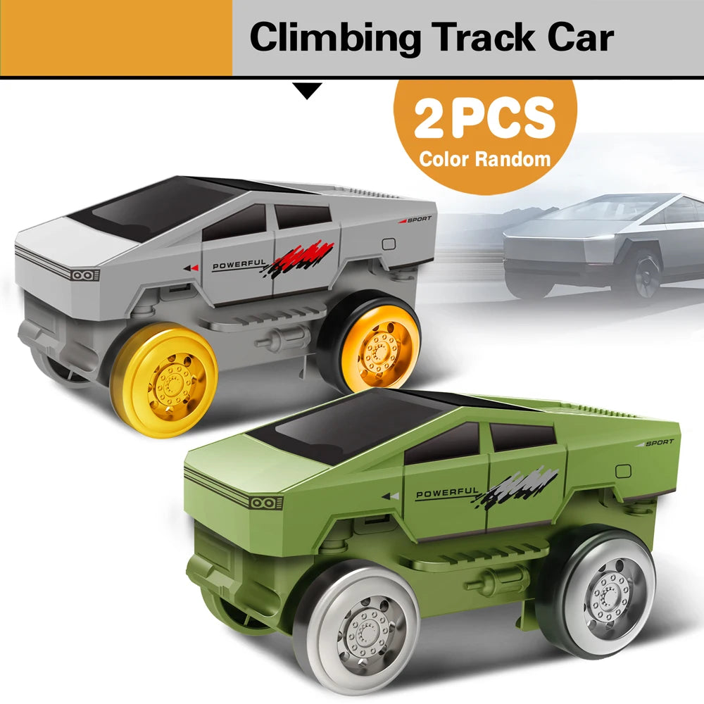 Dinosaur Climbing Track Car Set with Magic Flexi-Roads