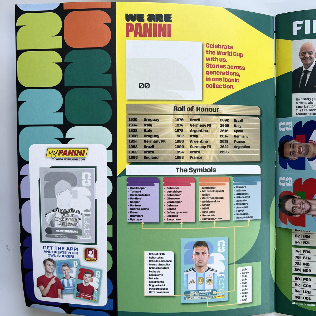 Official Panini 2026 FIFA World Cup Sticker Collection Box