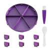 Rotating Diamond Painting Storage Tray with Divided Compartments