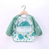 Waterproof Long Sleeve Baby Bib with Full Sleeve Protection
