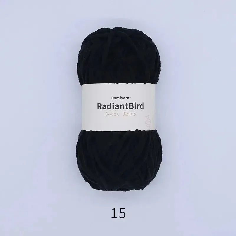 Soft Polyester Yarn for Knitting and Crochet