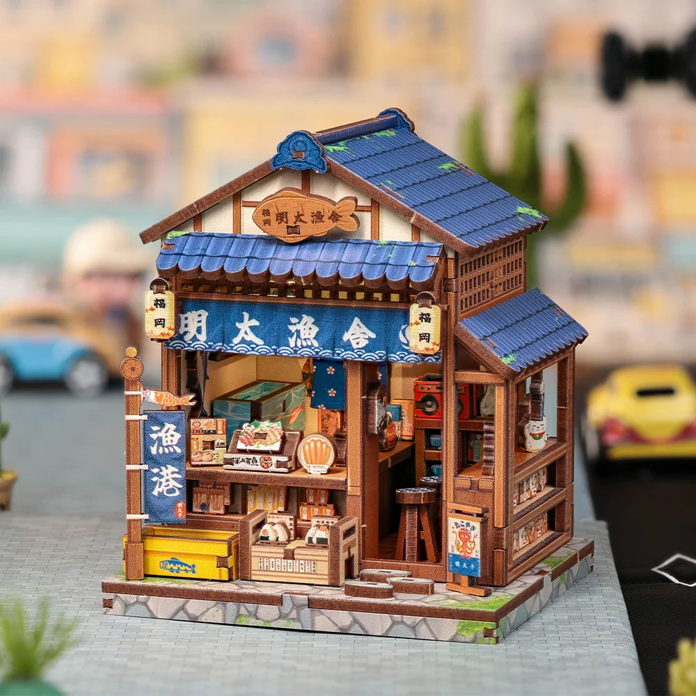 Japanese Mini Store Book Nook DIY Kit