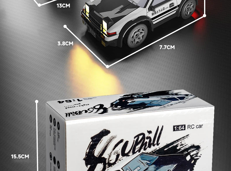 Mini 1/64 Scale RC Drift Car – 2.4G 4WD Off-Road Racing Toy