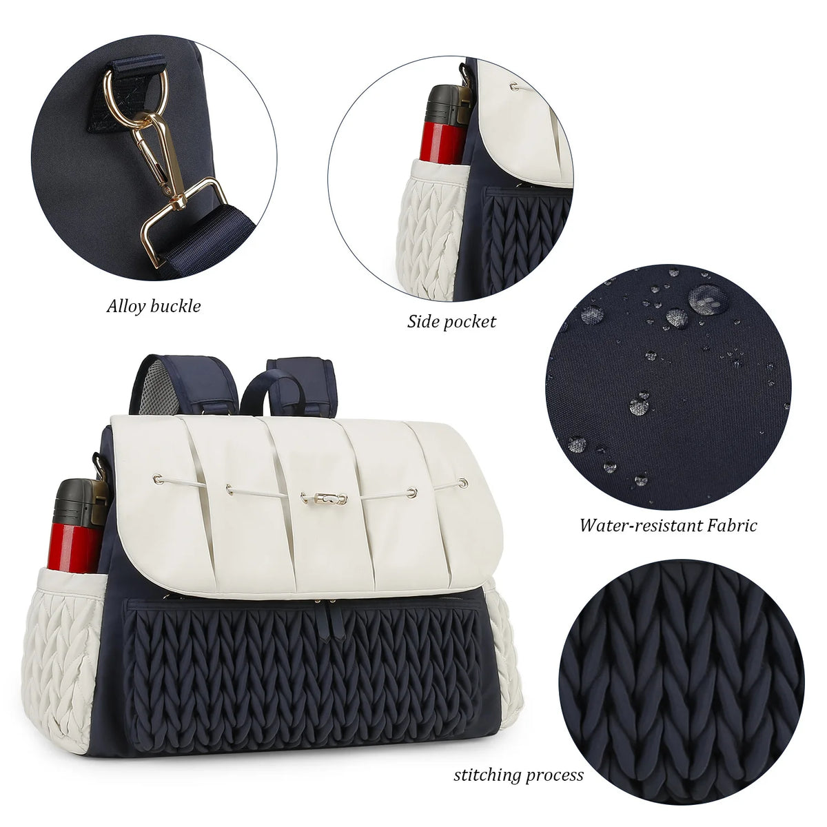 Large Capacity Waterproof Diaper Bag Tote