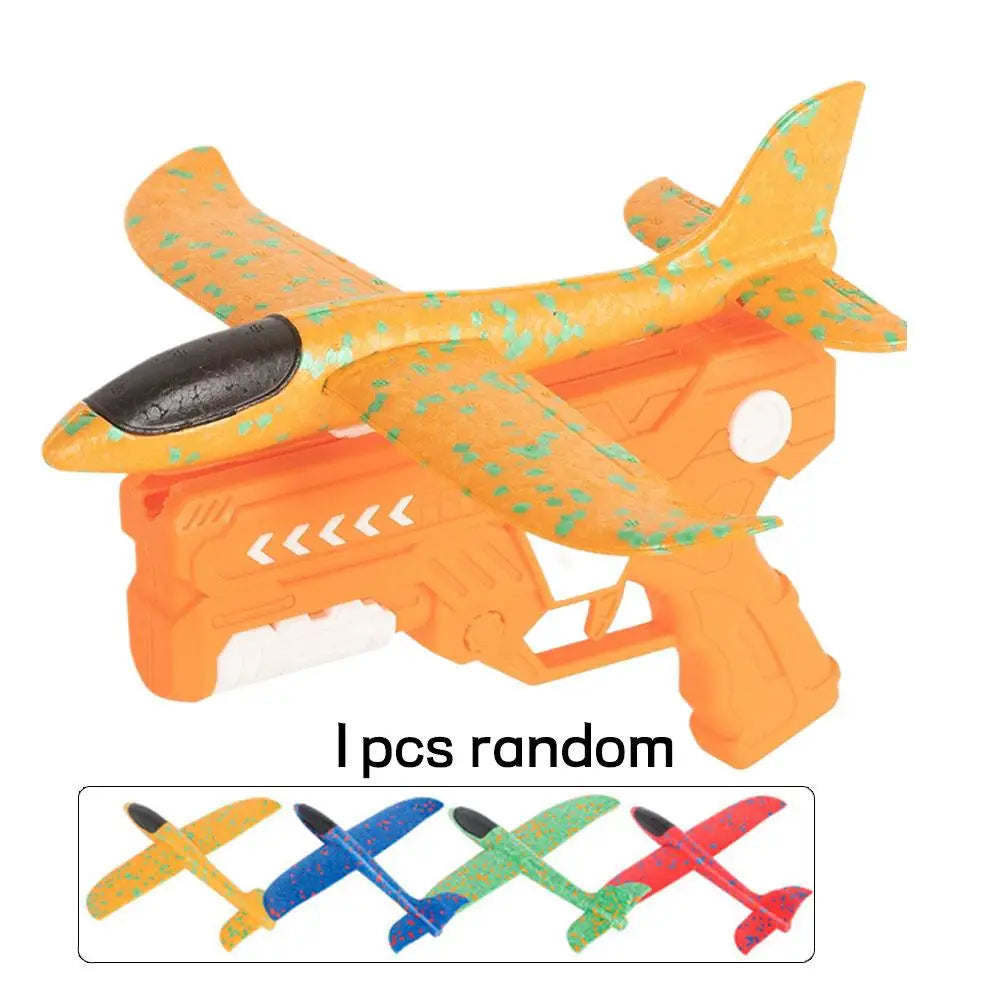 Foam Glider Plane Launcher Toy for Outdoor Play