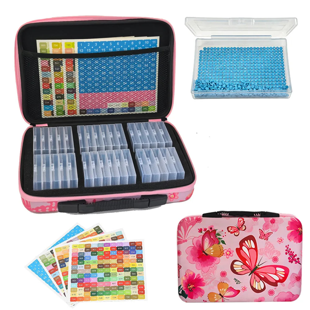 Diamond Painting Storage Trays with Lids (32 or 64 Grids)