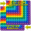 Rainbow Math Fidget Popper – Multiplication & Addition Practice Tool