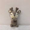 Handmade Amigurumi Plush Toy Set – Fox, Cow & Lamb Sleeping Dolls