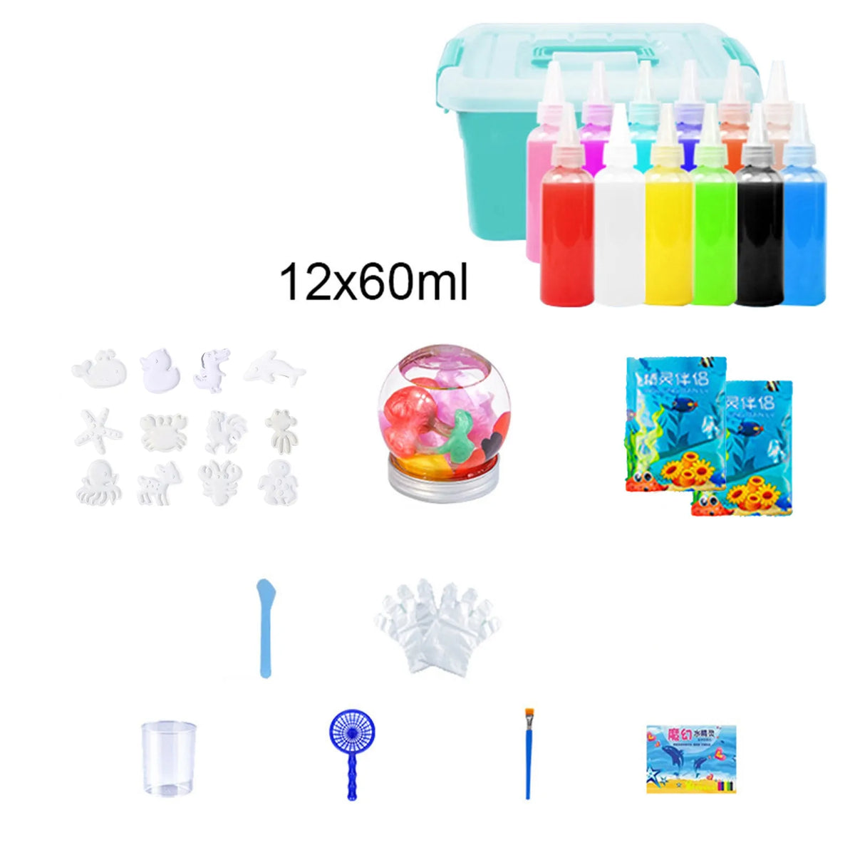 Magic Water Elf DIY Craft Kit – Create Colorful Ocean Creatures