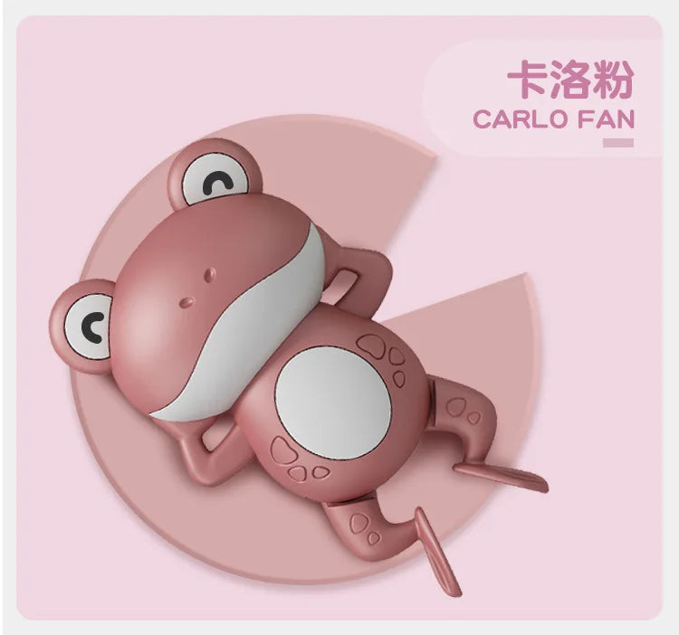 Frog Swimming Wind-Up Bath Toy for Kids